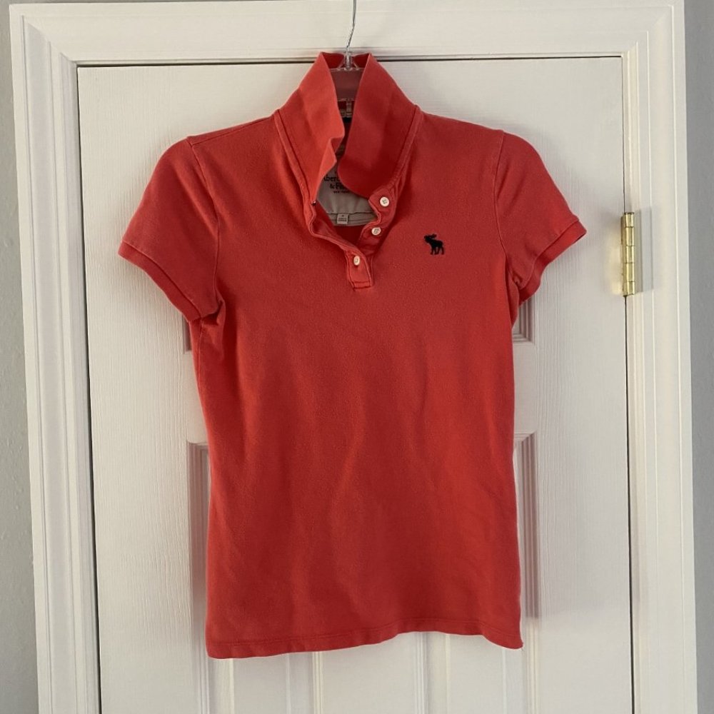 Pink Abercrombie Collared Shirt